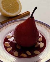 poached pear